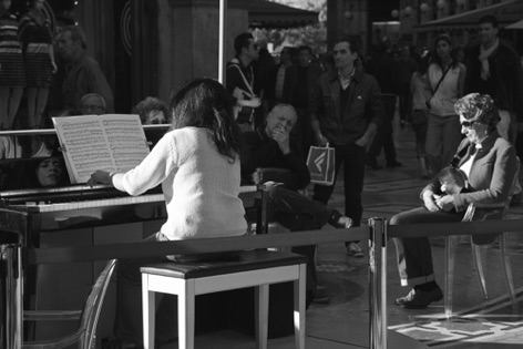 Milano - musica in galleria
